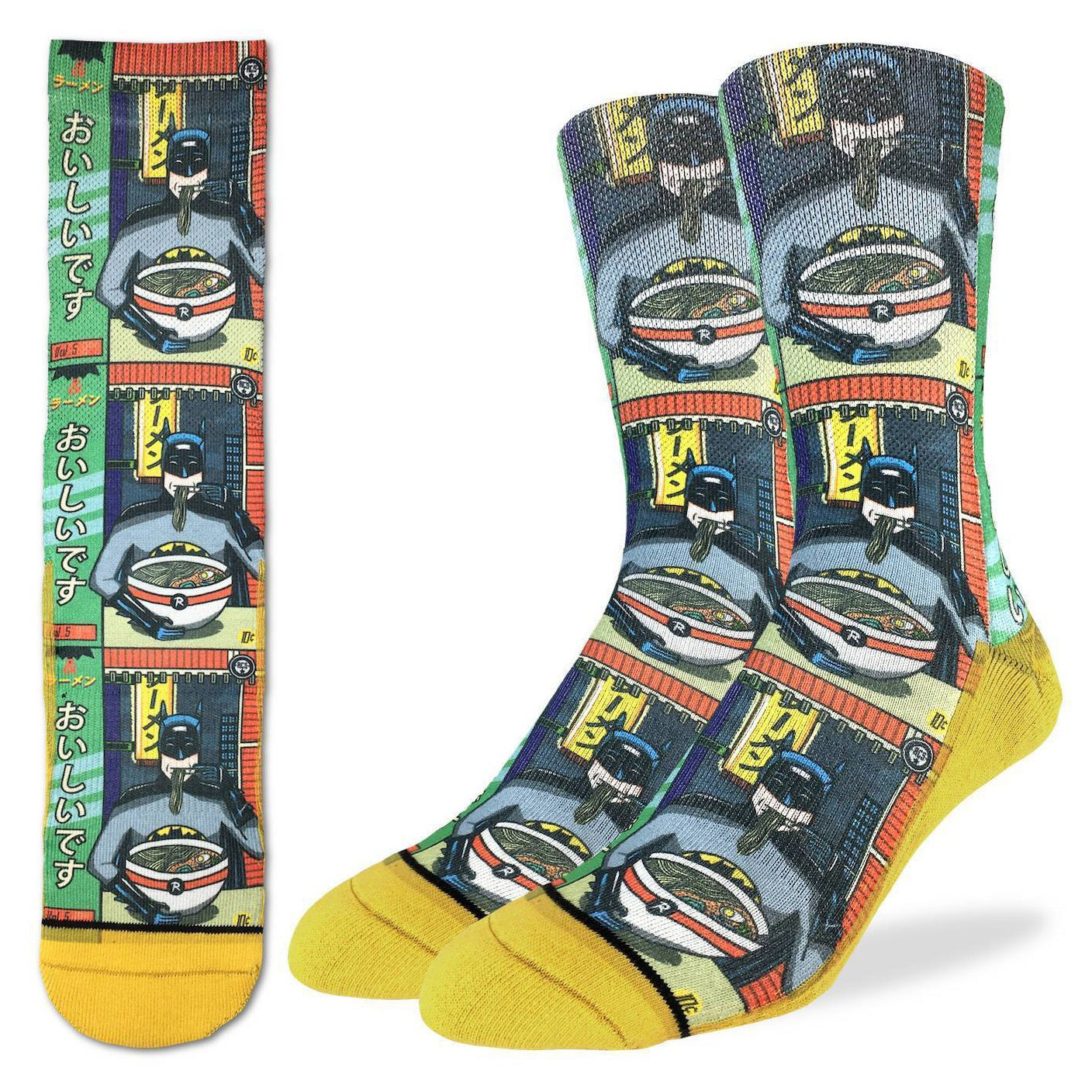 Batman & Ramen Socks (Size 8-13)