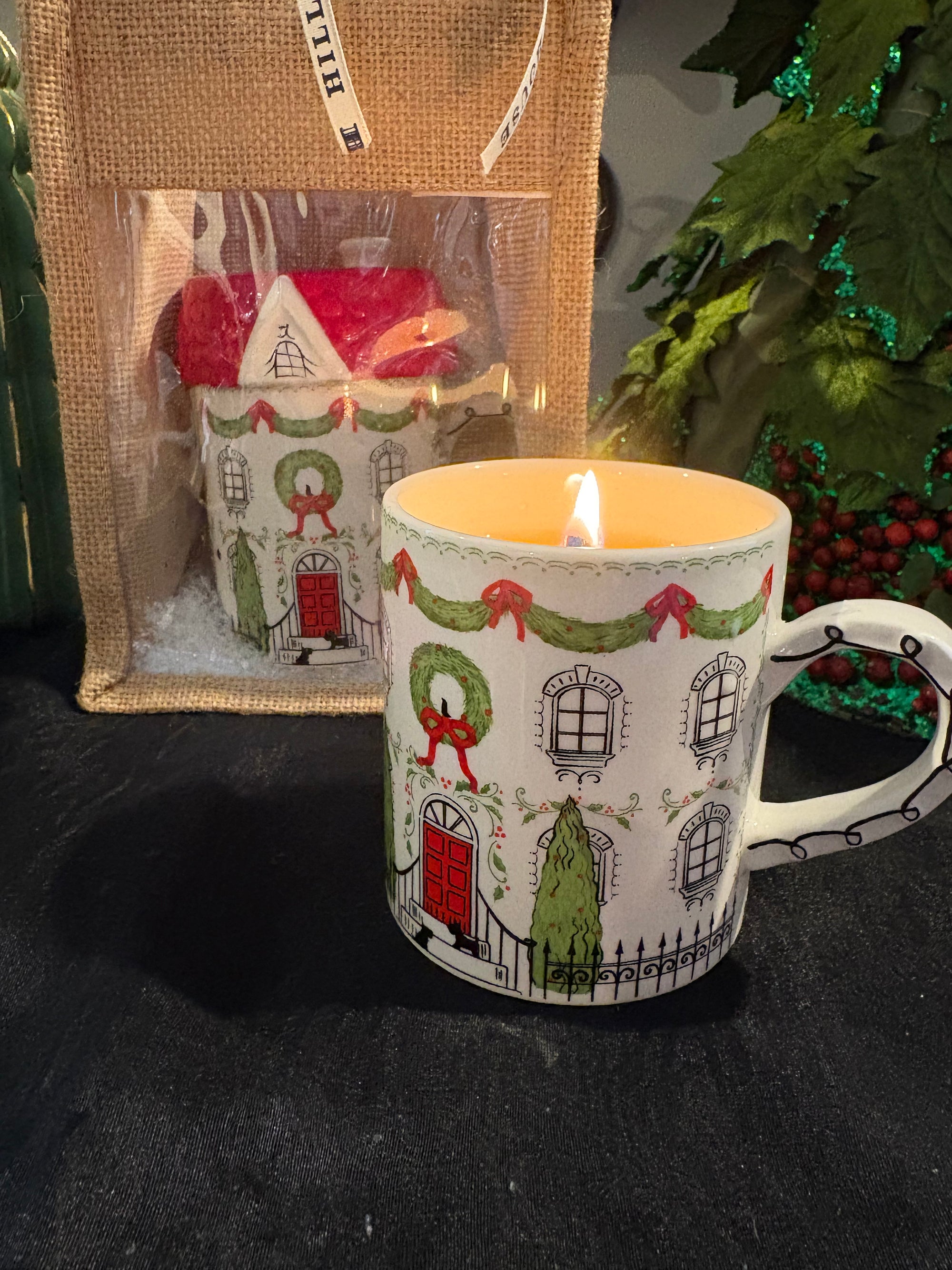 Storybook Cottage Cross-Wick Candle Mug