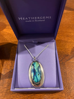 Heathergems Oval Heather Pendant