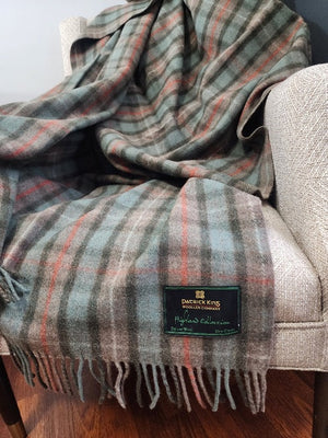 Fraser Hunting Ancient - Merino Wool Tartan Blanket