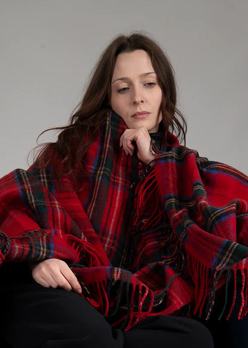 Royal Stewart - Merino Wool Tartan Blanket