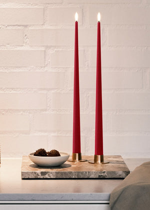 LED Ester & Erik Taper Candles - Winterberry