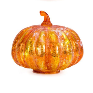 LED Frosted Glass Pumpkins