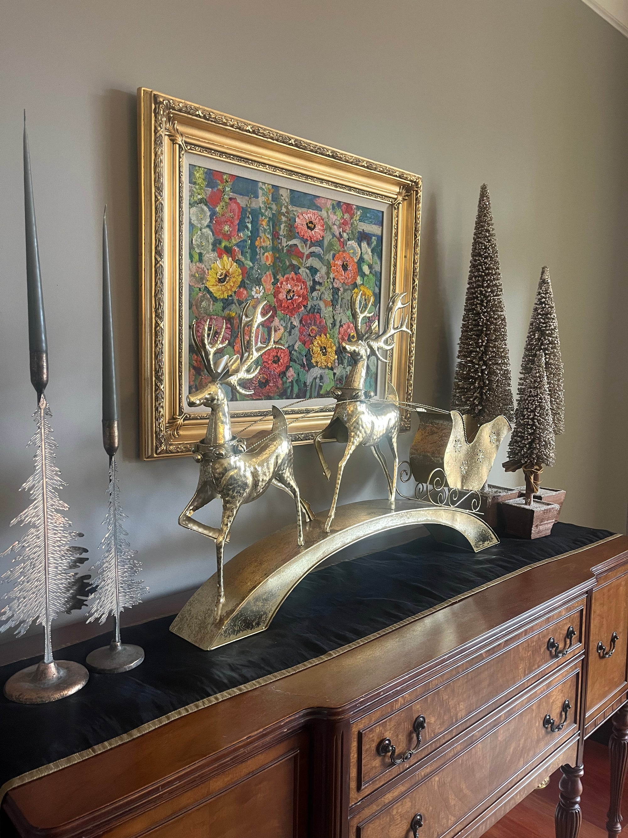 Santa's Sleigh Centrepiece