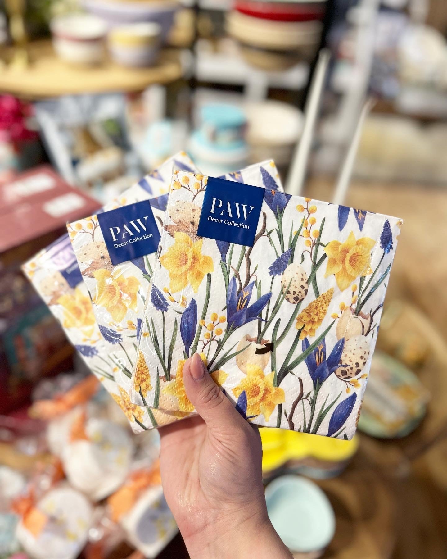Hyacinth & Daffodil Napkins