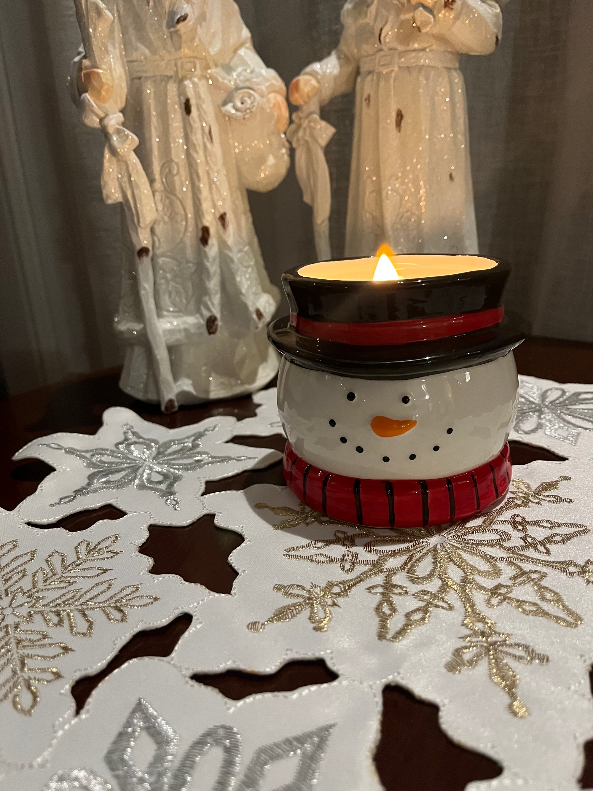 Frosty Wood Wick Candle
