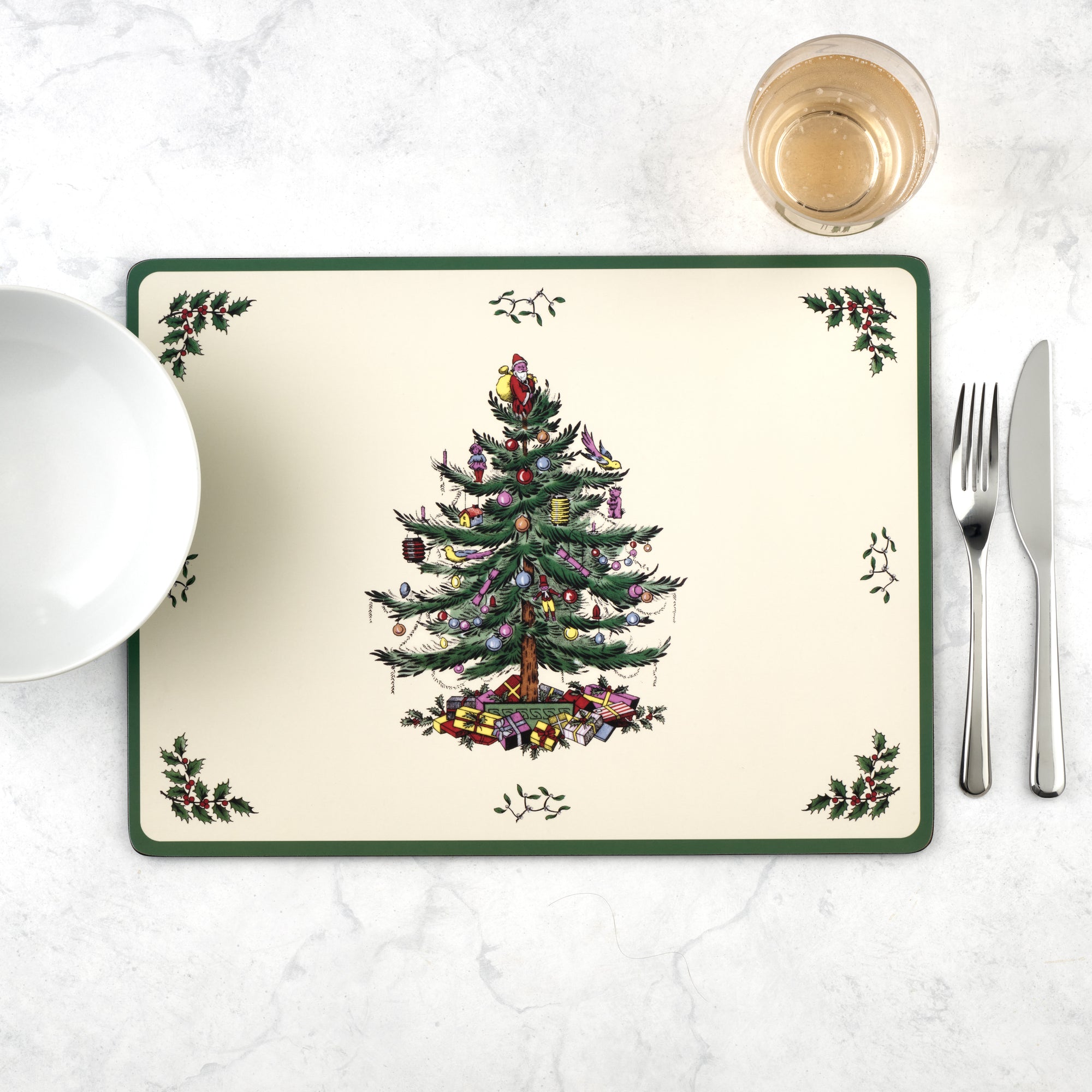 Spode Victorian Christmas Tree Placemats (s/4)