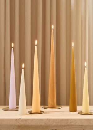 Matte Gold Candle Plate