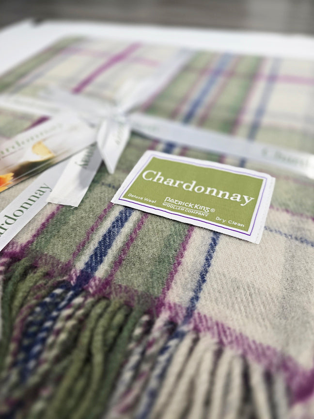Chardonnay - Merino Wool Tartan Blanket