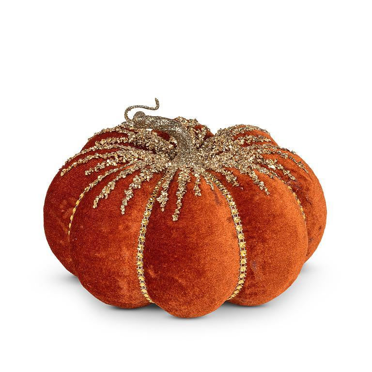 Glittered Trim Pumpkins