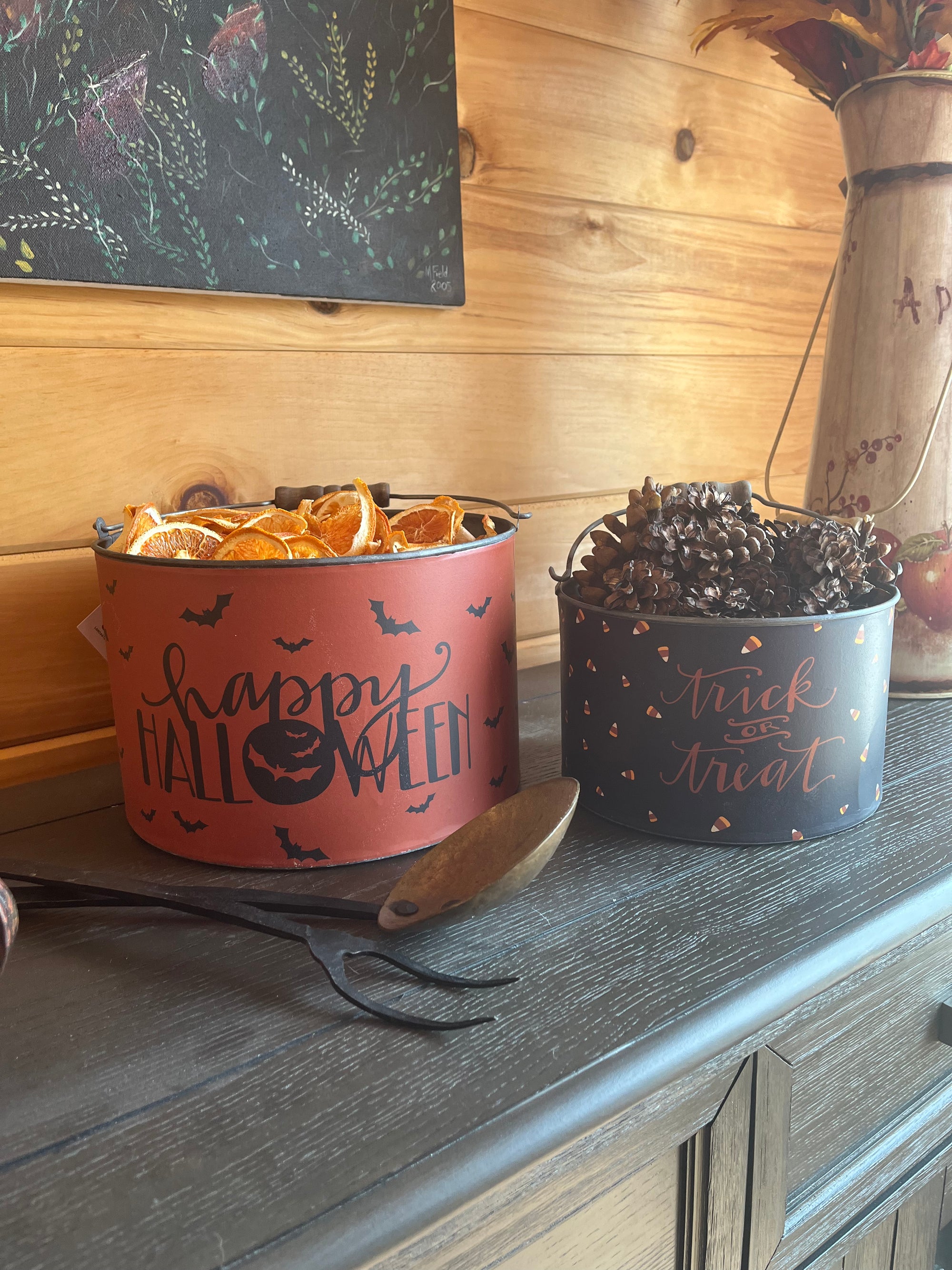 Halloween Treats Buckets