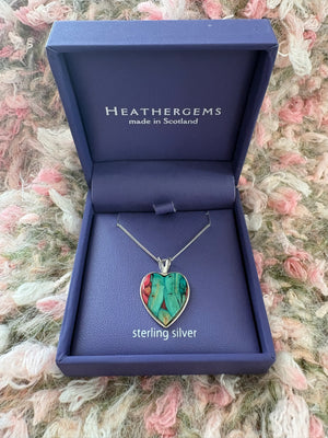 Heathergems Heart Necklace