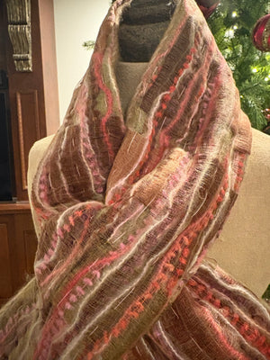 Frosted Auburn Muffler Scarf