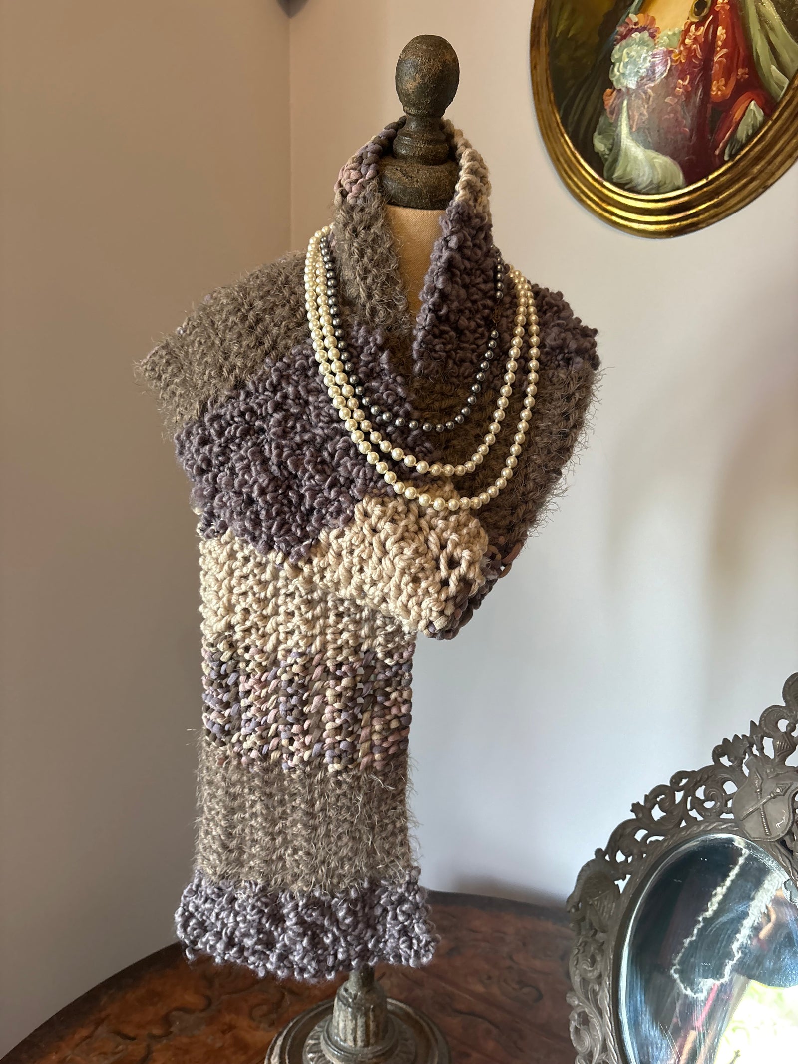 Newfoundland Heritage Hand-Knit Scarf
