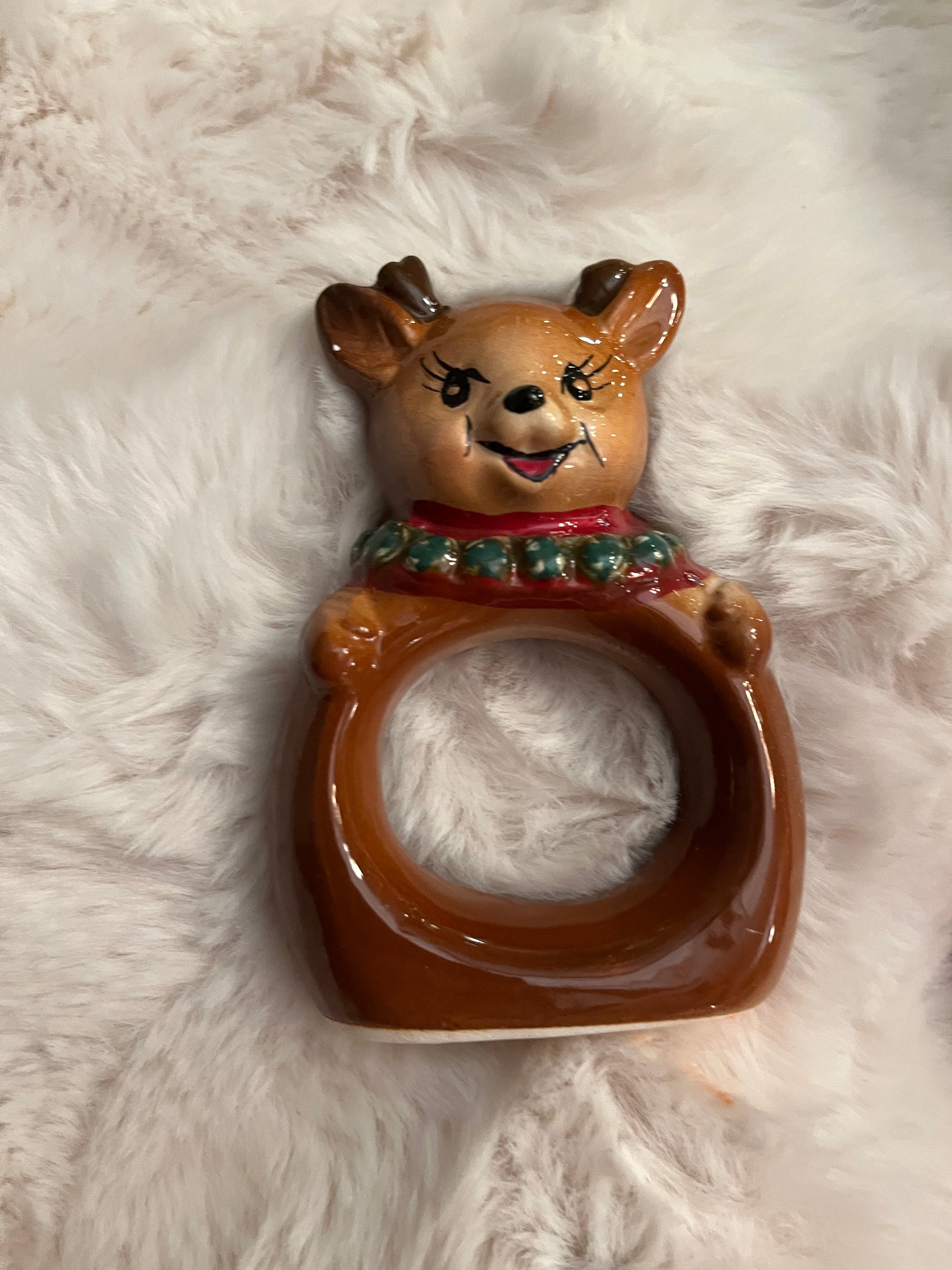 Santa and Reindeer Napkin Rings