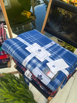 Toronto Maple Leafs NHL Tartan Blanket