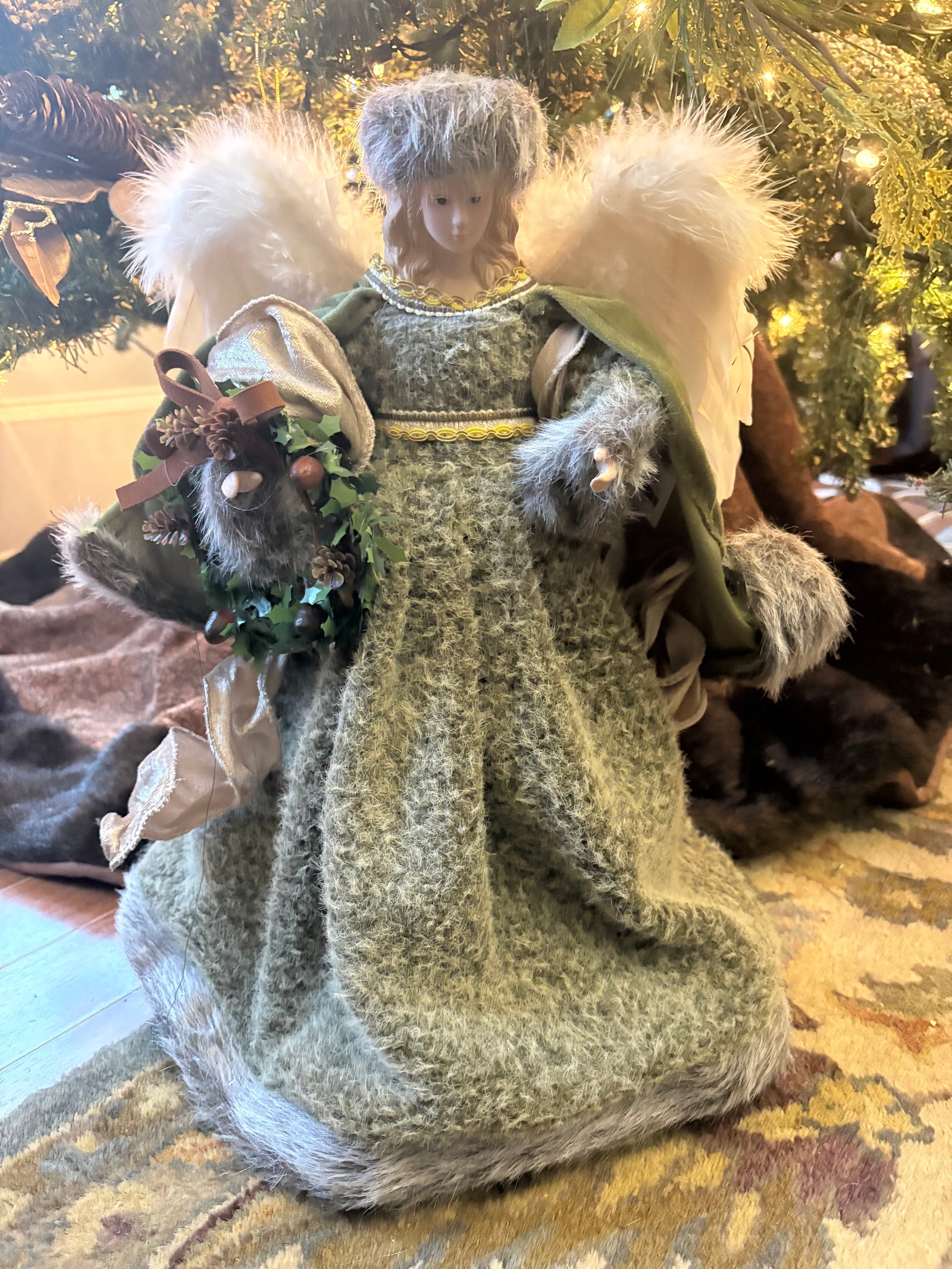 Woodland Elegance  Angel Tree Topper