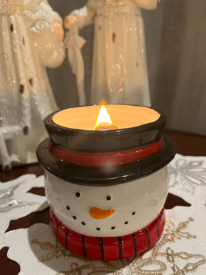 Frosty Wood Wick Candle
