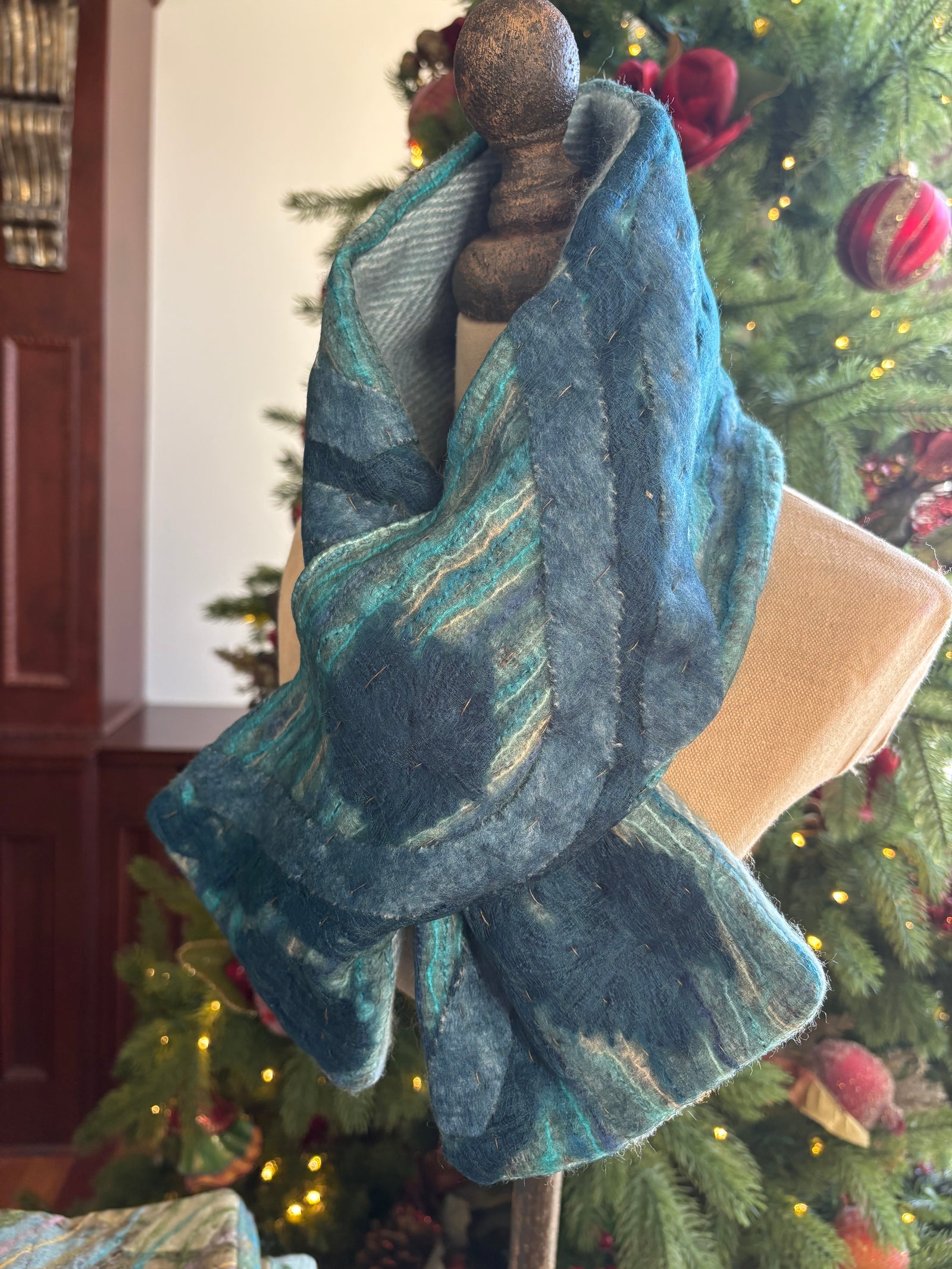 Silken Winterblue Muffler Scarf