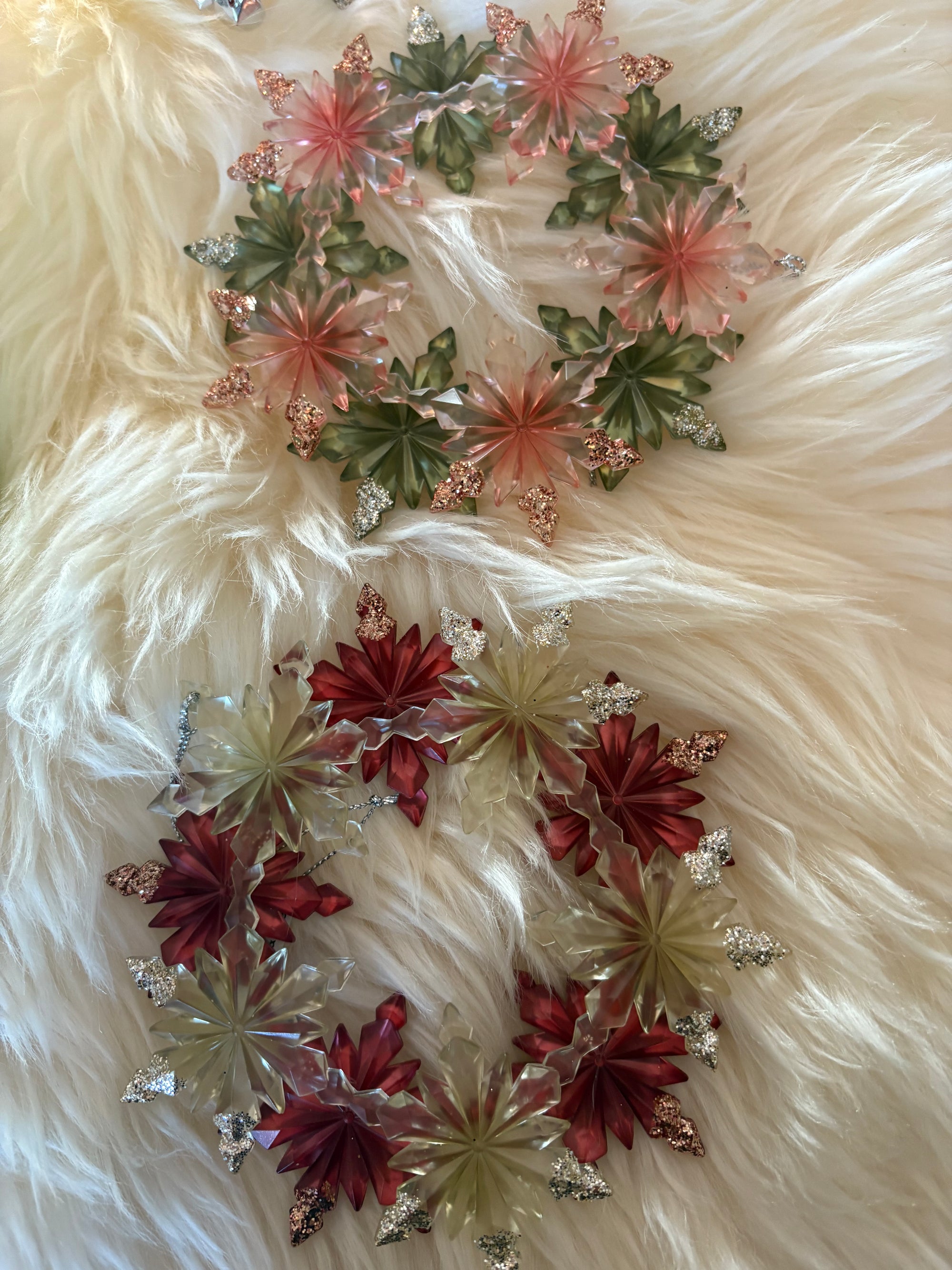 Snowlace Whimsy Wreath Ornament