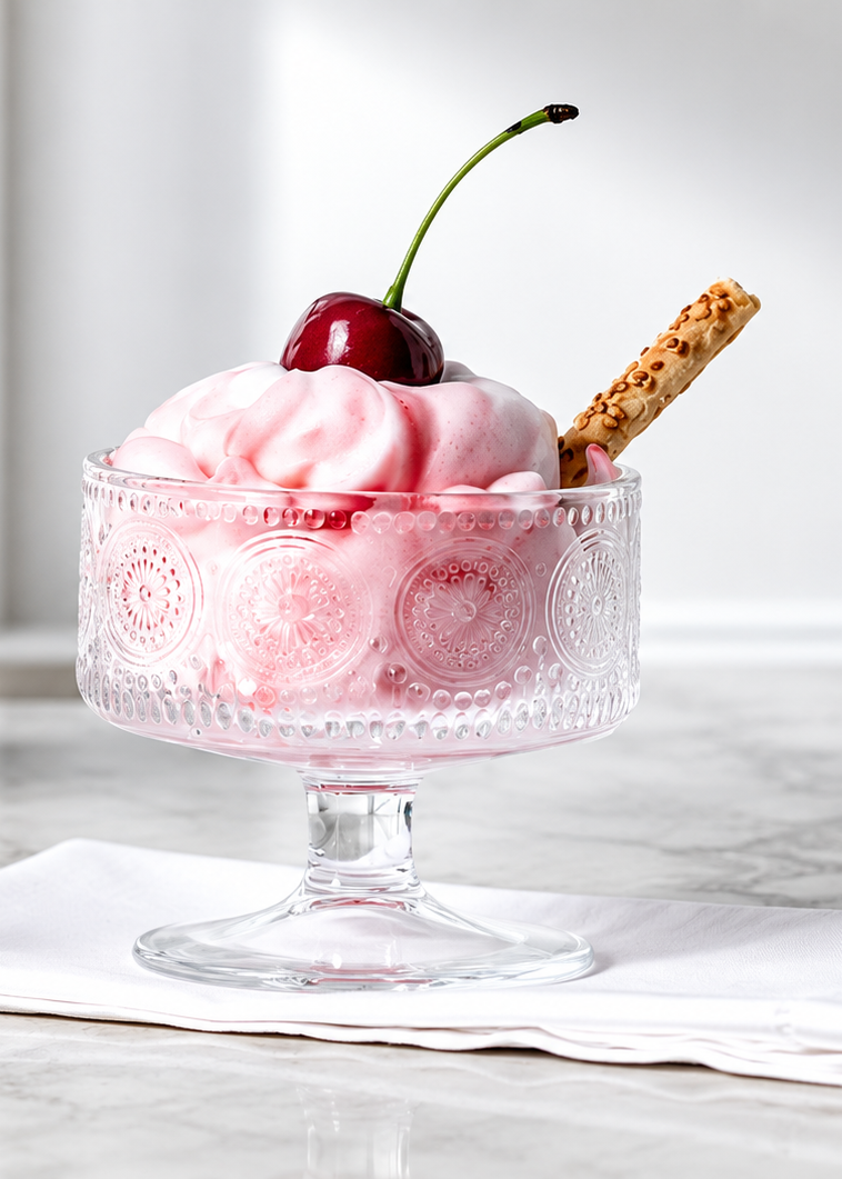 Embossed Pedestal Bowl