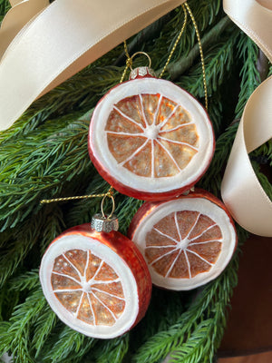 Yuletide Dried Orange Ornament (Glass)