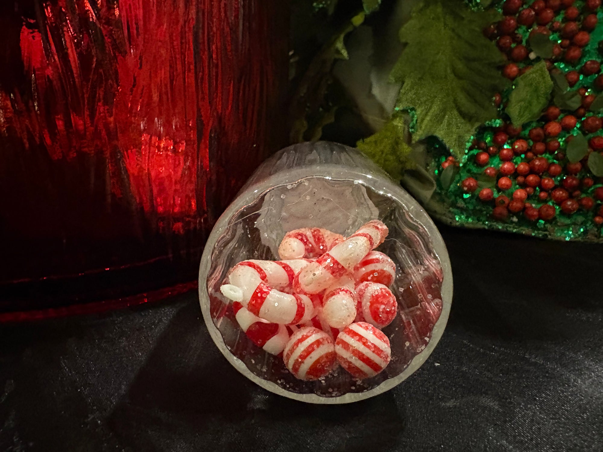Peppermint Candy Jar Ornament