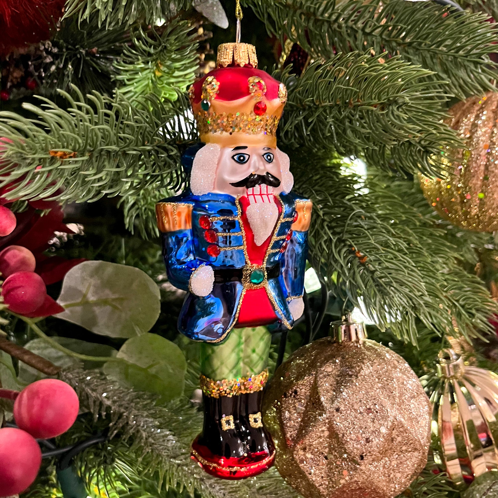 Regal Nutcracker Ornament
