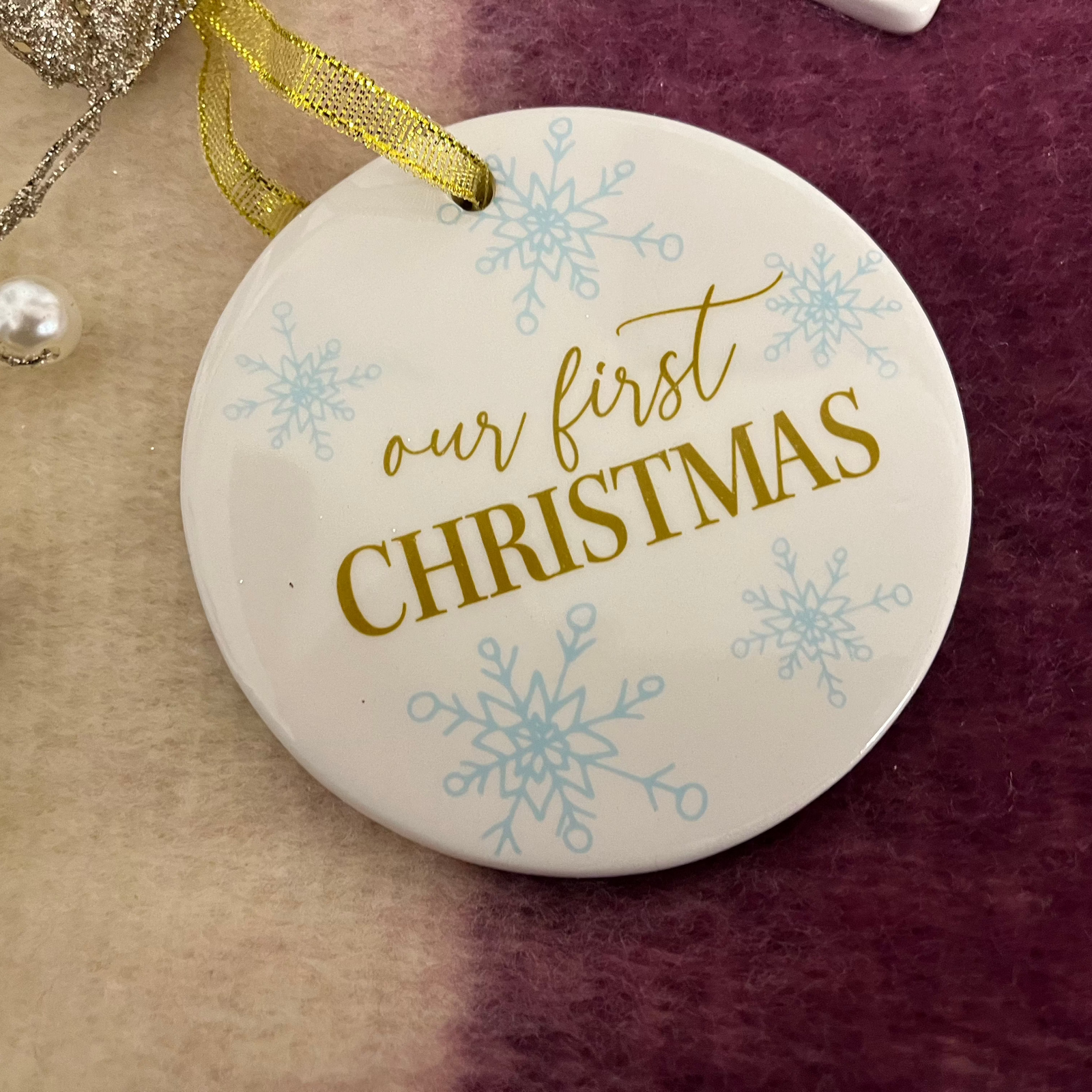 Our First Christmas Ornament