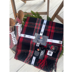 Ottawa Senators NHL Tartan Blanket