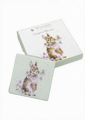 Wrendale Compact Mirror - 'Head Clover Heels'