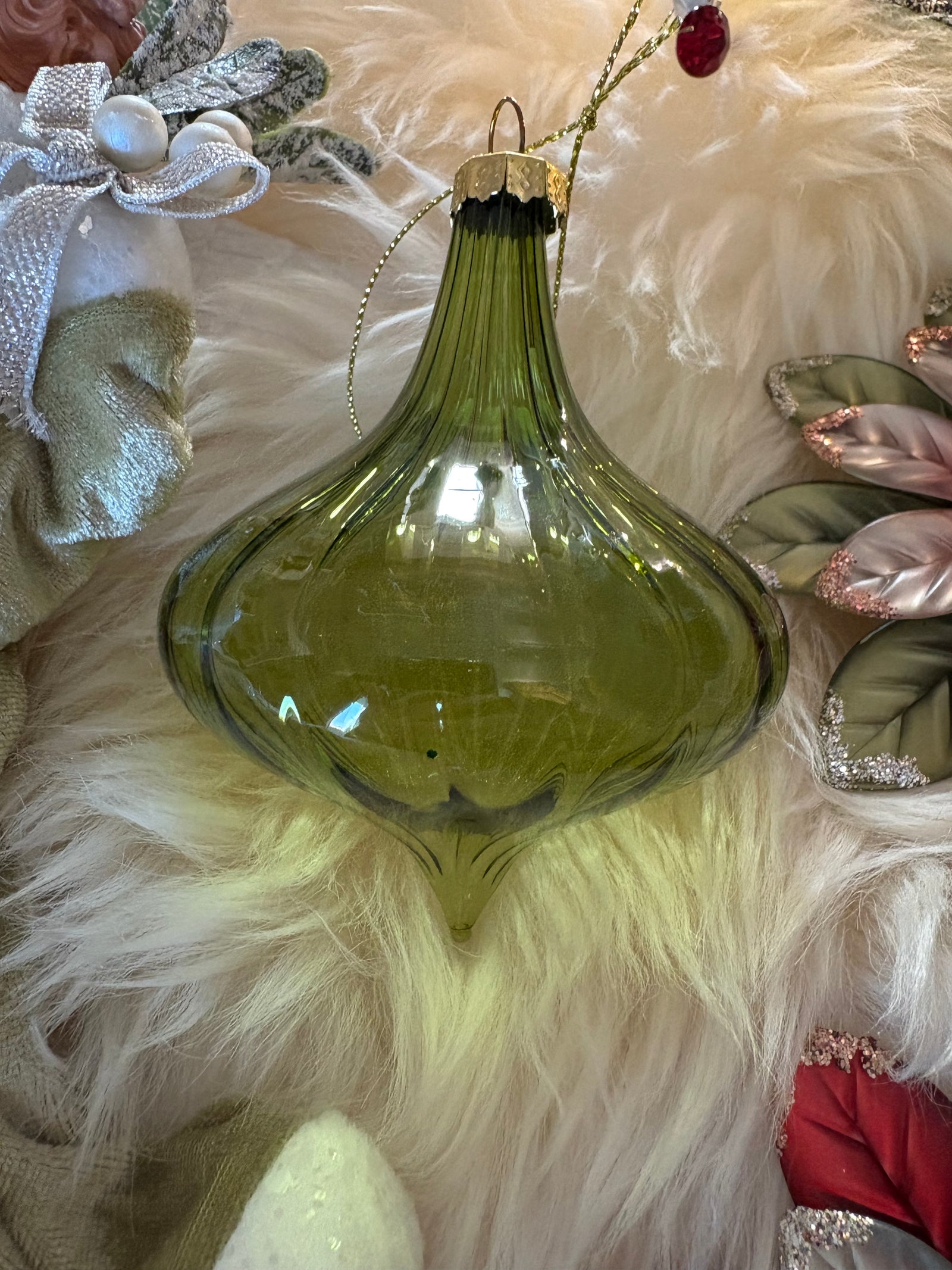 Clear Finial Ornament