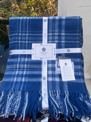 Toronto Maple Leafs NHL Tartan Blanket