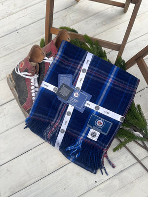 Winnipeg Jets NHL Tartan Blanket