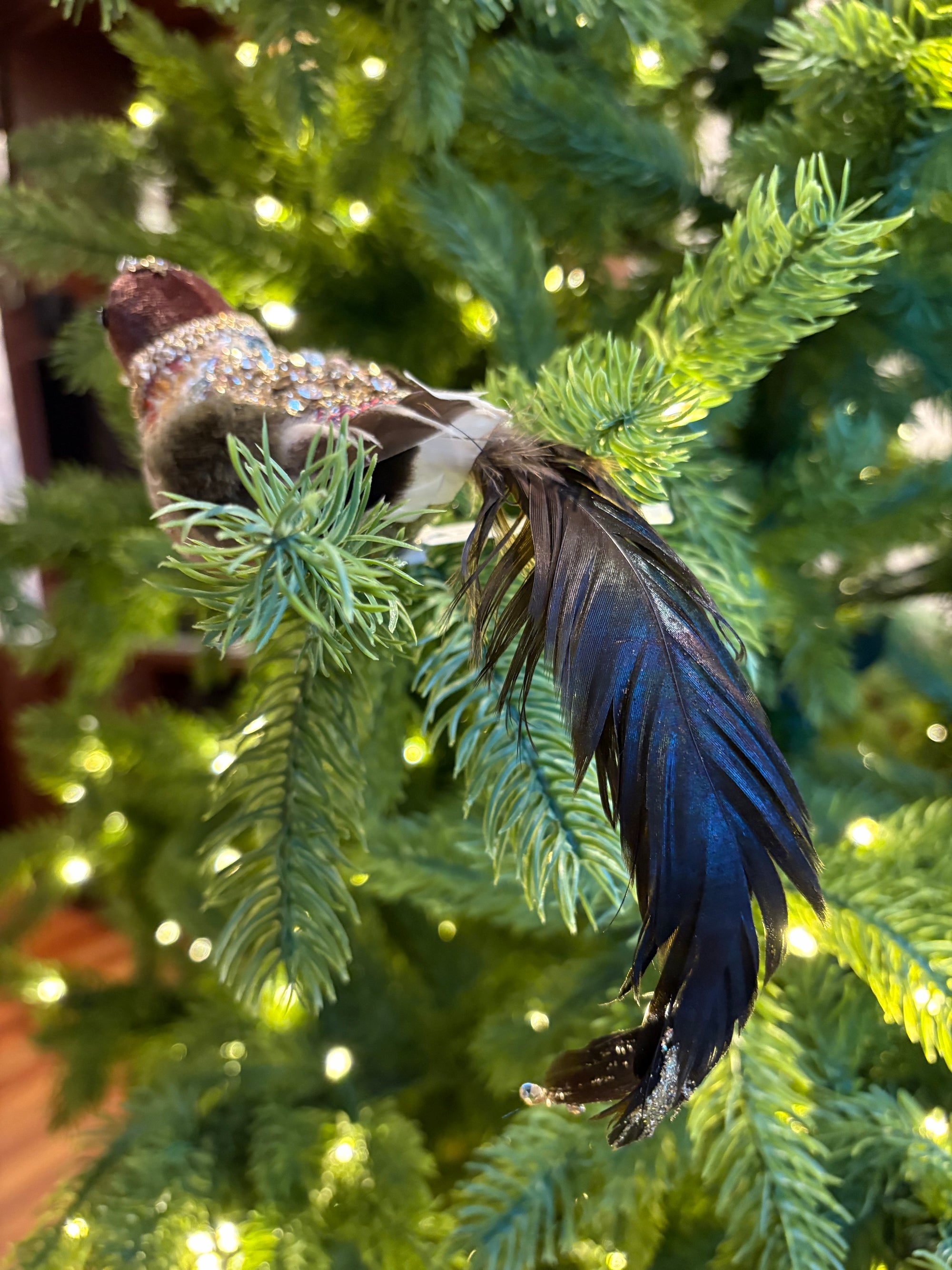 Gilded Songbird Clip Ornament