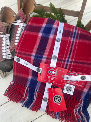 Montreal Canadiens NHL Tartan Blanket