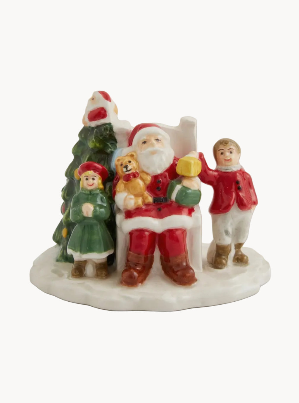 Spode Village Santa & Children