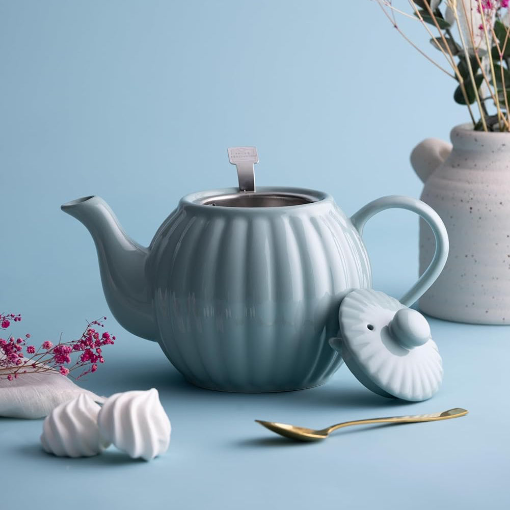 Price & Kensington Duck Egg Blue Teapot