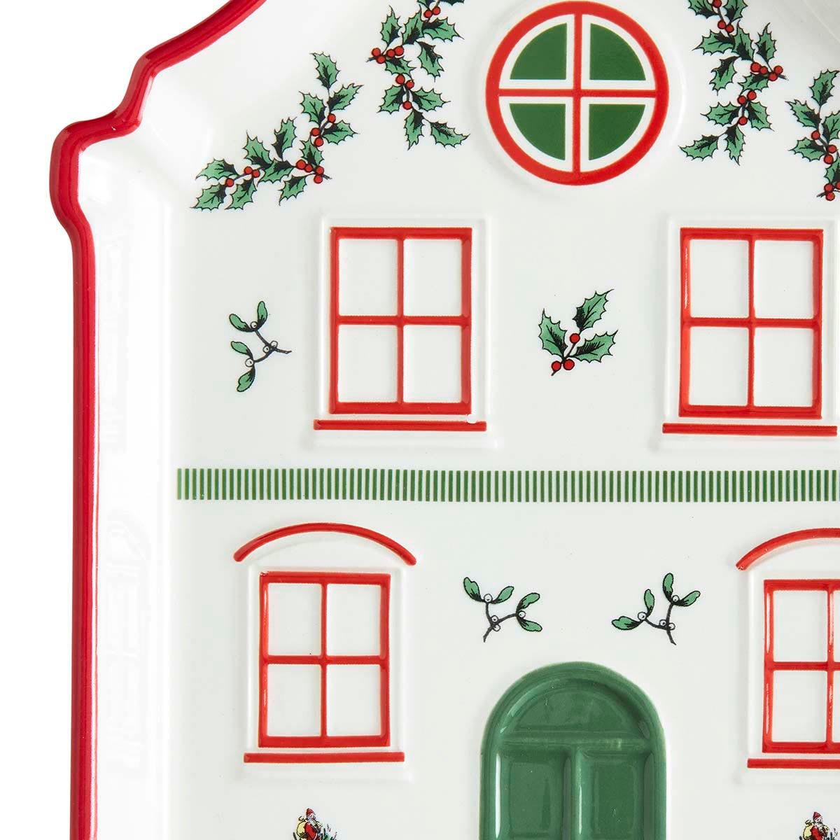 Spode Christmas Village Tidbit Tray
