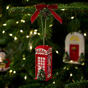 Spode Phone Box Ornament