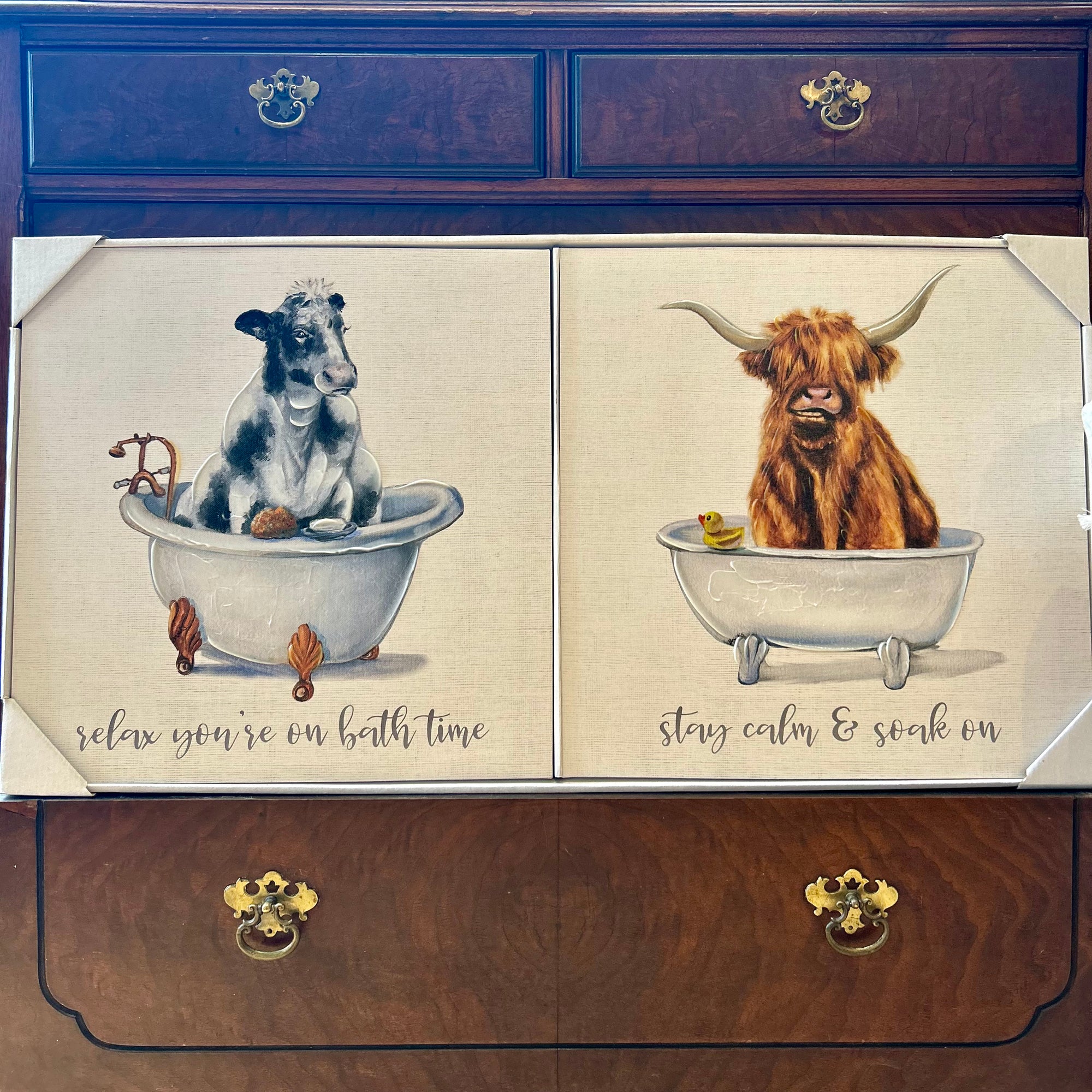 Bath Time Print Set