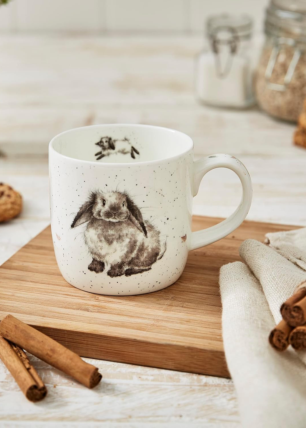 Rosie the Rabbit- 11oz Bone China Mug - Wrendale