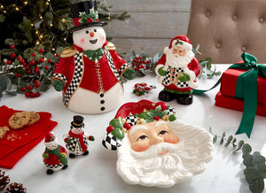 Spode Cookies for Santa Plate – Festive Santa Serving Platter