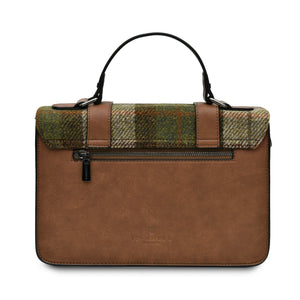 The Large Satchel - Chestnut Tartan