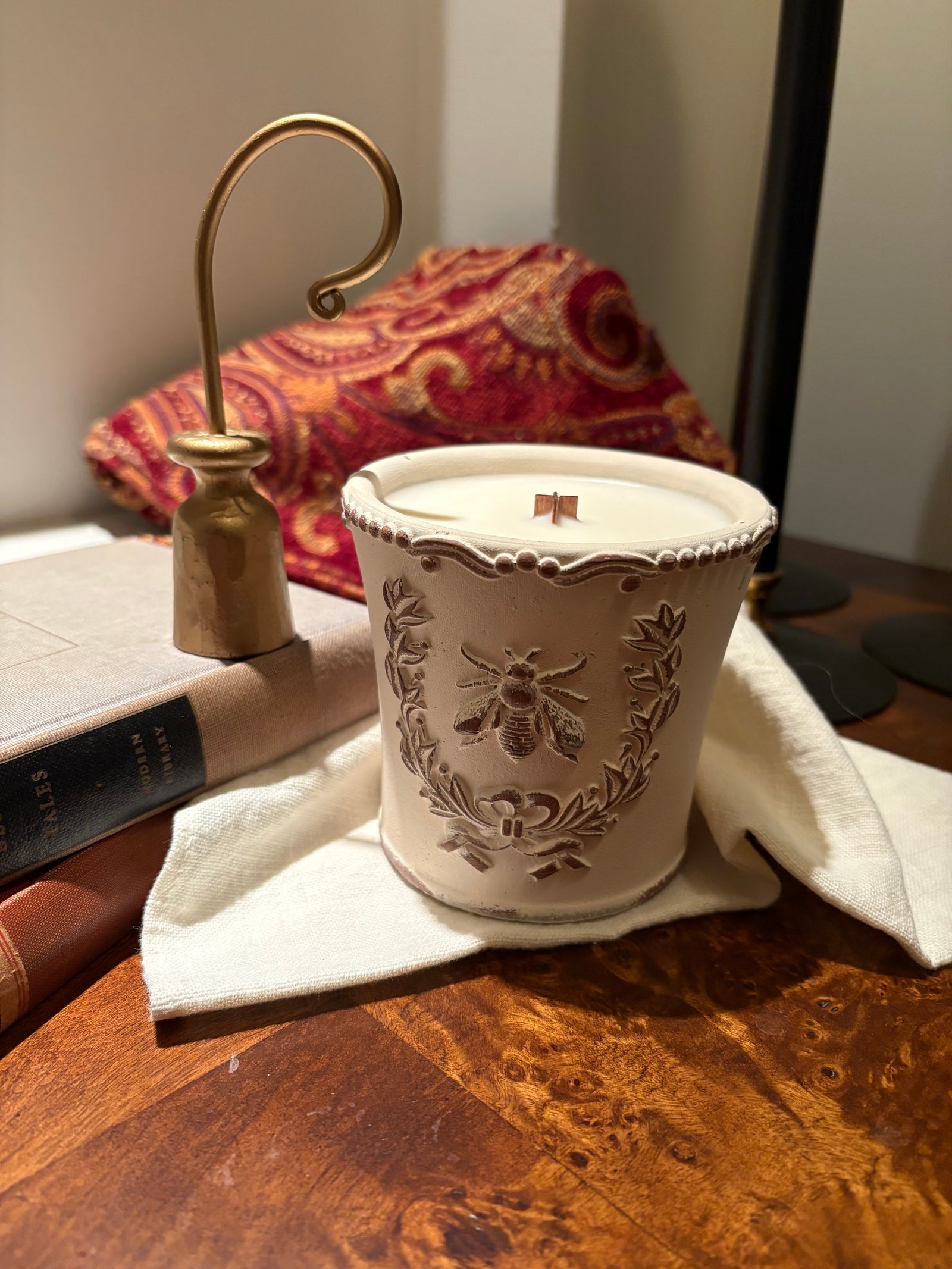 Manorcrest Wood Wick Candle