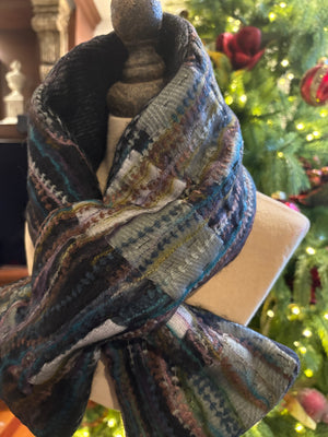 Moonlight Obsidian Muffler Scarf