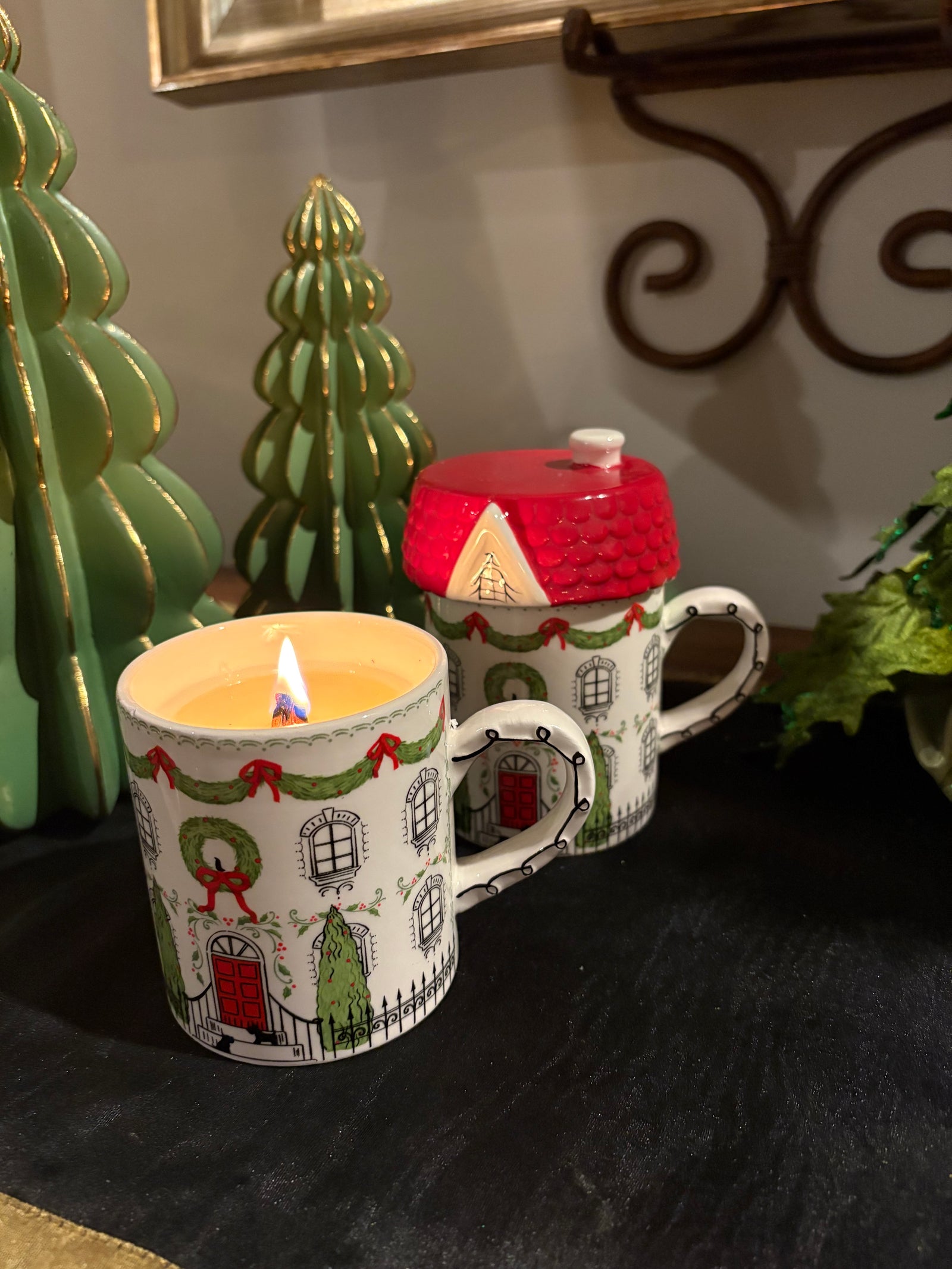 Storybook Cottage Cross-Wick Candle Mug