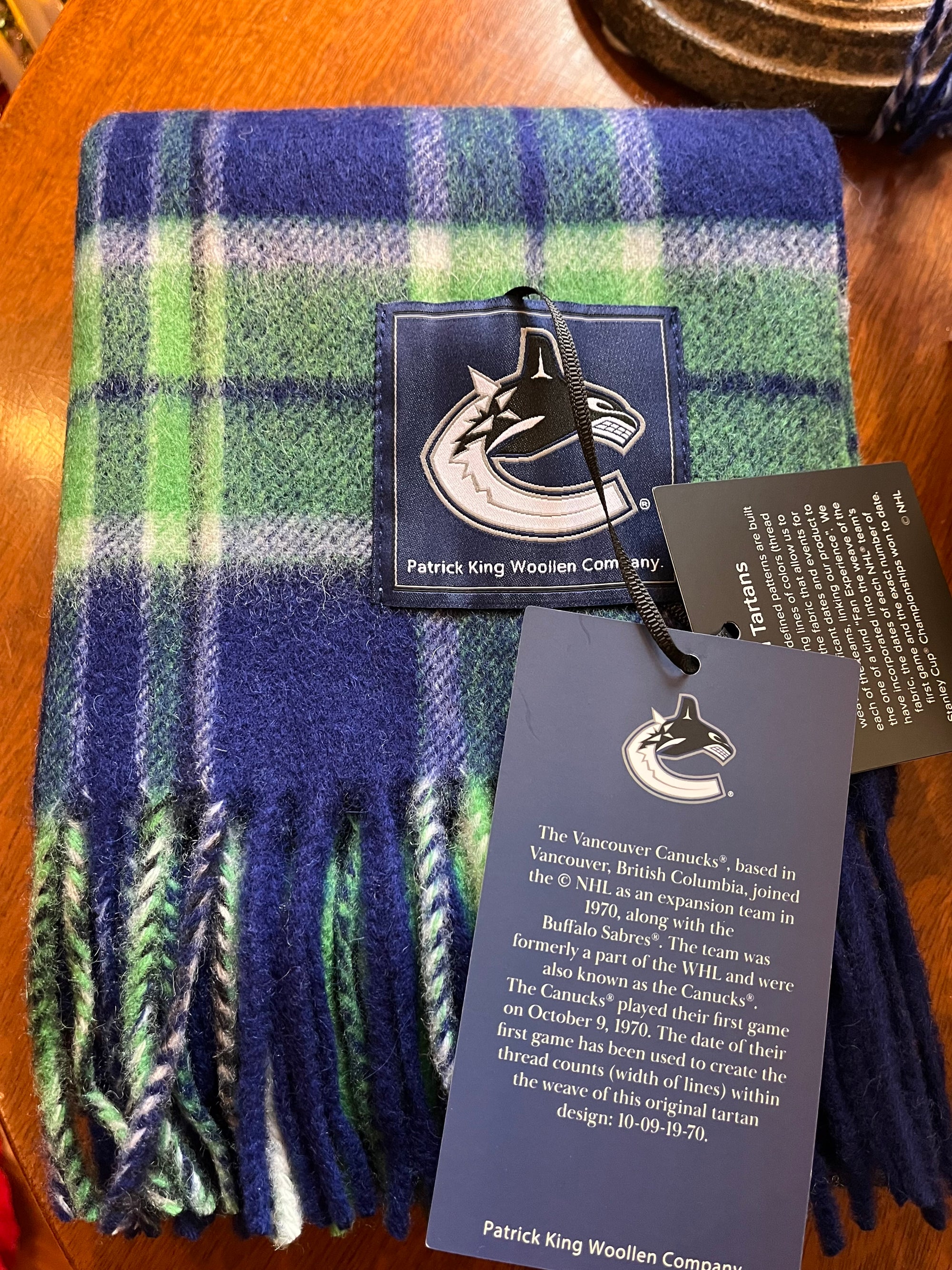 Vancouver Canucks NHL Lambswool Scarf