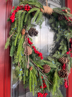 Pine and Berry Wreath