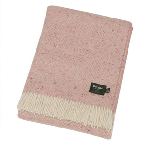Pure Wool Blanket - Donegal (Pink)